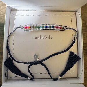 Stella & Dot Beaded Unity Wishing Bracelet Brand New